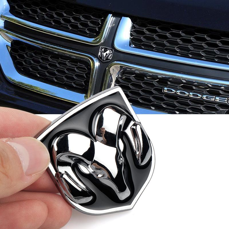 3D Metal Car Body Trunk Fender Badge Decal Sticker Auto Decal Accessory For Dodge Durango Caliber Dakota Neon SXT Nitro Avenger U222
