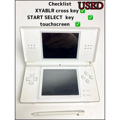 Nintendo DS Lite USG-001 ( Кристально-белый ) С проверкой работы консоли Stylus