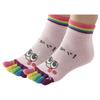 Women Female Cotton Women's Weight Cute Five Toe Socks Performance 1 Pair Micro