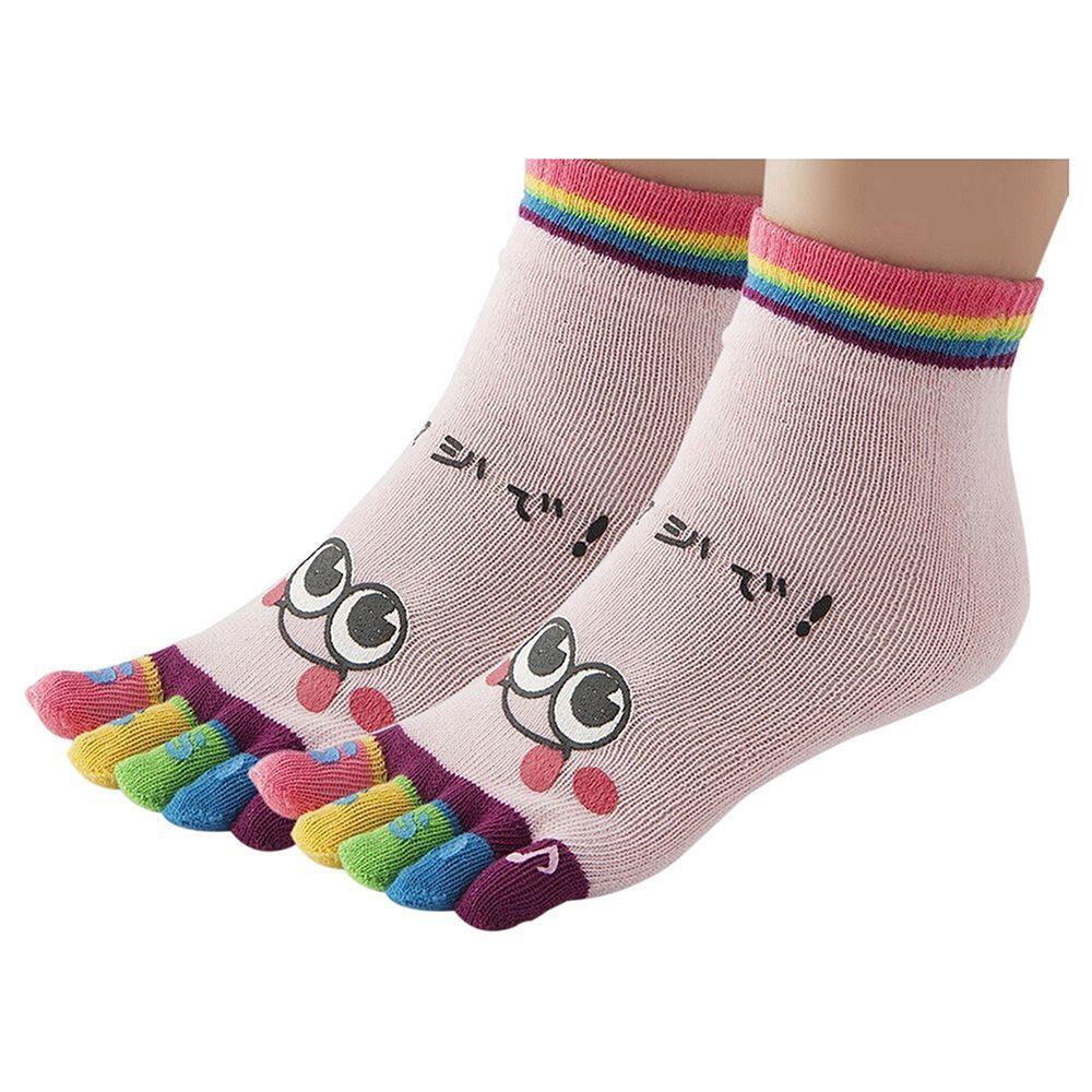 Women Female Cotton Women's Weight Cute Five Toe Socks Performance 1 Pair Micro