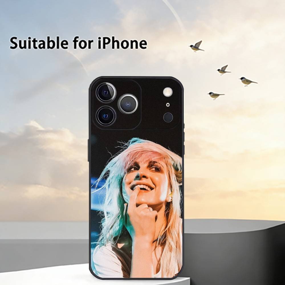 Pop-Punk B-Band Paramore Чехол для телефона iPhone 17, 16, 15, 14, 13, 12, 11 Plus, Pro Max, Другие Мягкий Черный Чехол