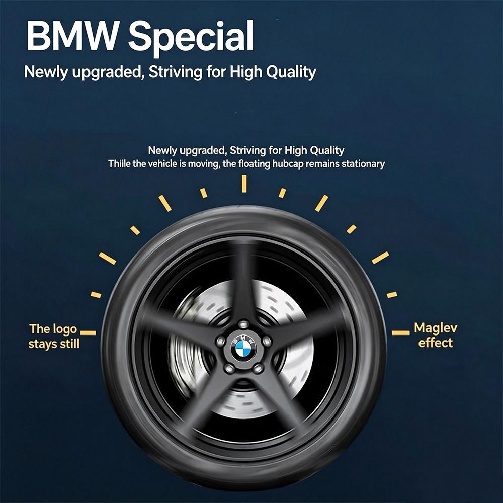 4pcs 56mm 68mm Car Floating Wheel Center Caps for BMW E36 E46 E90 E39 E60 F10 F30 X3 X5 X6 G20 G30 M3 M4 M5 M6 E70 E71 F15 F16 BZ5