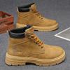 Новинка Ботинки Мужские Ботинки в британском стиле Рабочая обувь Повседневная Популярная Мужская Обувь с высоким верхом На все случаи жизни Мужская обувь