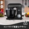 Kitchen in the box Stand Mixer Double Bowl Large Capacity Tabletop Mixer 10 Speed Adjustments with 3 Types of Attachments for Home and Commercial Use