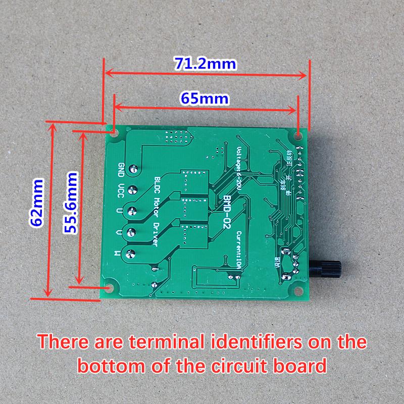 200 Вт DC бесщеточный двигатель драйвер платы управления DC 6-20 В контроллер двигателя защитный модуль для жесткого диска двигателя