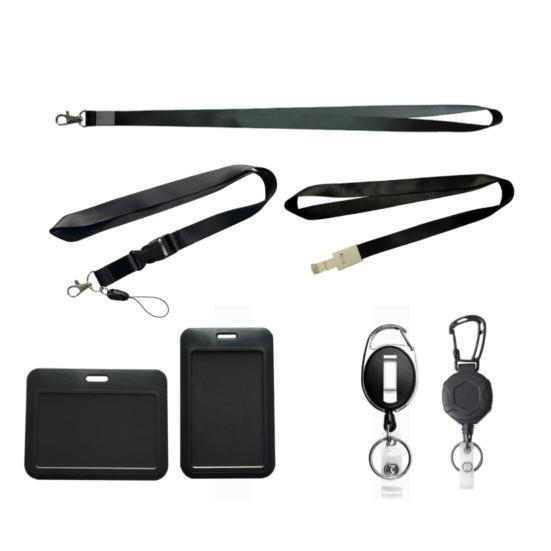 Yousheng 2 шт. прочный выдвижной брелок для ключей держатель для бейджа стальной шнур с карабином легко вытягиваемая пряжка держатель для карт набор