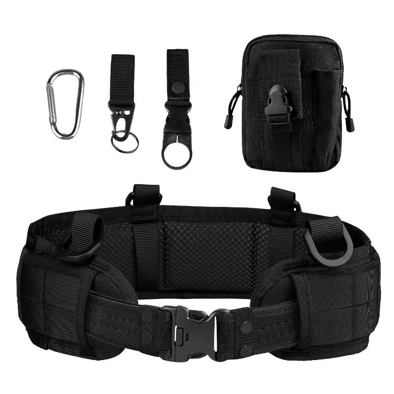 Outdoor Waist Belt Multi-Functional Quick Release Waist Seal Buckle Nylon Waistband