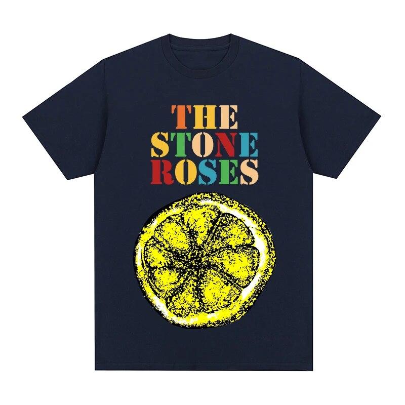 Футболка The Stone Roses Lemon, хлопковая футболка унисекс, новая футболка, женские топы