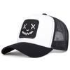 Unisex XX Smiling Face Embroidery Baseball Net Caps Spring and Summer Outdoor Adjustable Casual Hats Sunscreen Hat