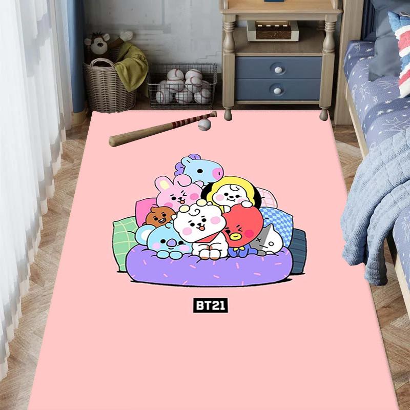 Love Unity Pink carpet floor mats Home Decor Art Room Bathroom mat