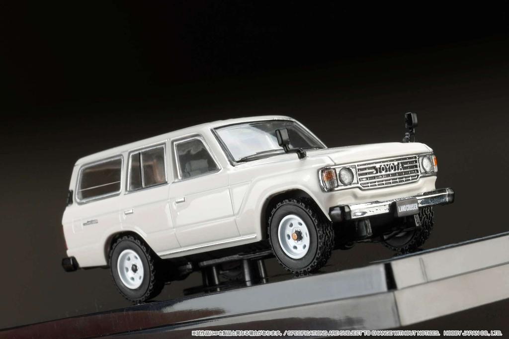 Hobby Japan Toyota Land Cruiser 60 GX 1981 Белый 1/64