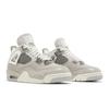 Женские Air Jordan 4 Retro 'Frozen Moments' (женские размеры) Светло-железный / Парус / Нейтрально-серый / Черный / Металлический серебристый Винтажные баскетбольные кроссовки