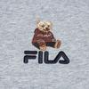 Fila Оригинальный цветной свитшот с медведем, повседневная толстовка с длинным рукавом, унисекс F51U639208FMG