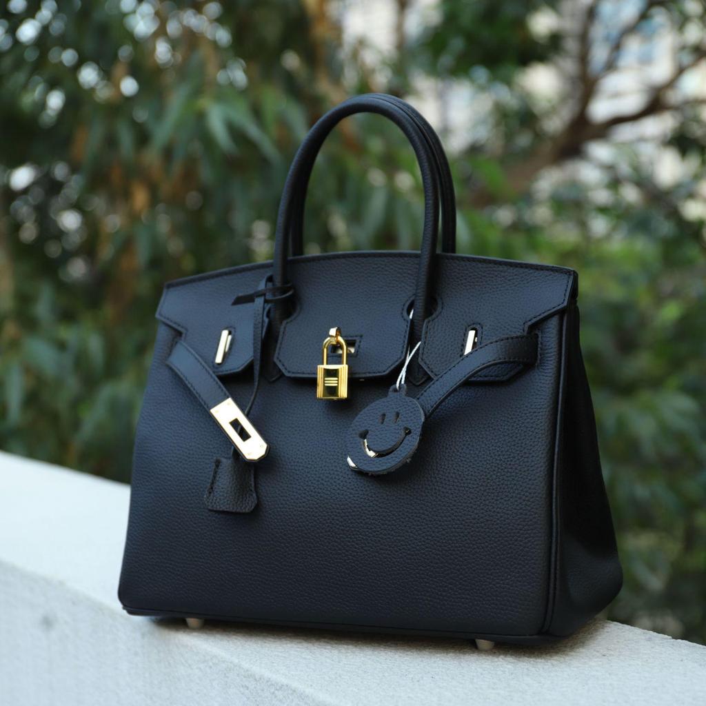 Женская сумка большой вместимости из коровьей кожи с узором личи 2025 года