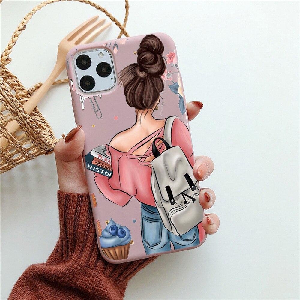 Модный семейный чехол для телефона ярких цветов для iPhone 11 SE 2020, чехол «Супер мама для маленьких девочек» для iPhone 13 12 Pro Max X XS Max XR 6 7 8 Plus