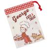 Children's Cup Bag 21 X 15cm Curious George 23 Made In Japan KB62-A