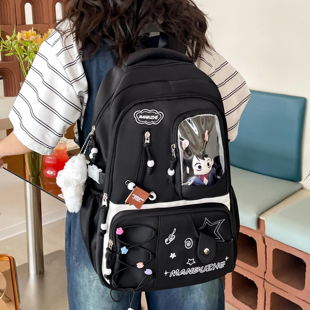 Прозрачный рюкзак Ита большой вместимости, износостойкий, для девочек-подростков