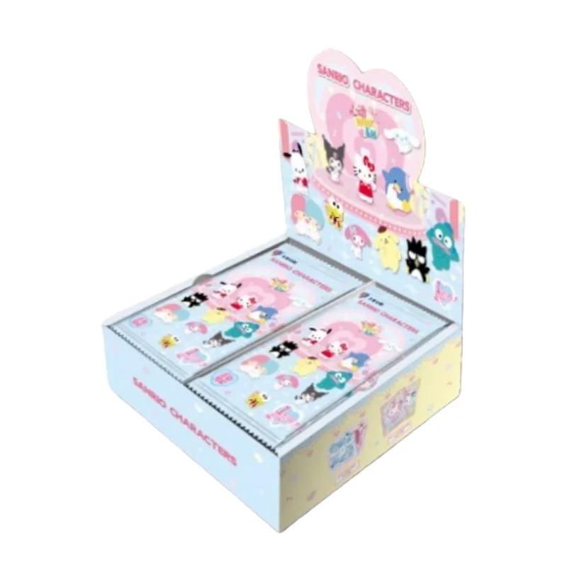 KB Официальный Новый набор Sanrio Family Time Capsule Подарочный набор Коллекционные карточки My Melody Kuromi Карточки Аниме-товары Праздничные подарки