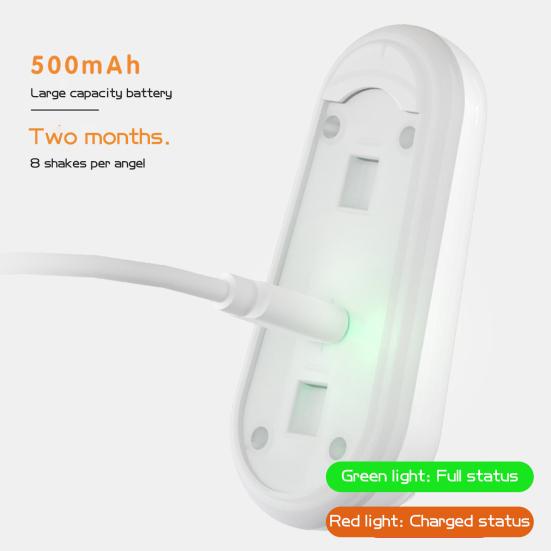 Цветная ночная лампа для унитаза, перезаряжаемая через USB, водонепроницаемая, светодиодная, активируемая датчиком движения