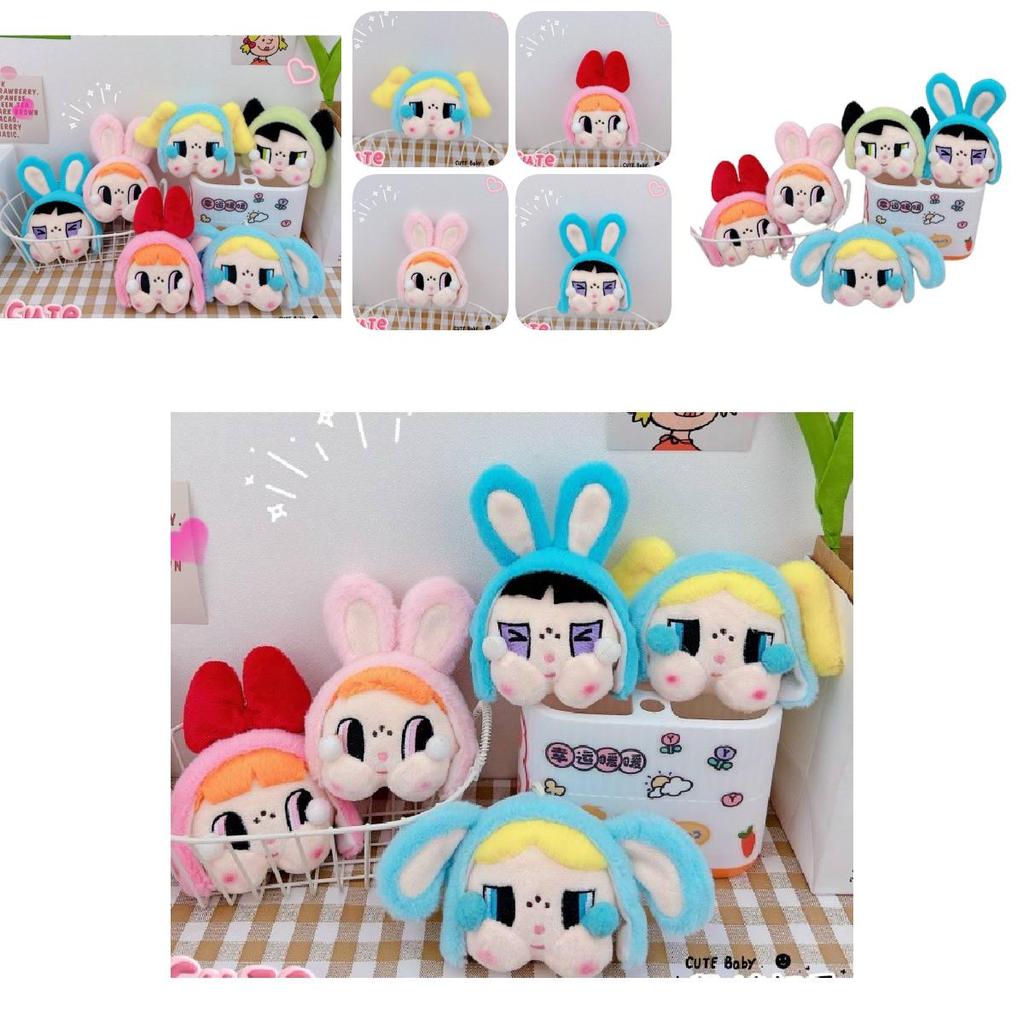 Очаровательный пушистый брелок для ключей Doodoo Girl, плюшевое кольцо для ключей, милый брелок для сумки для пар