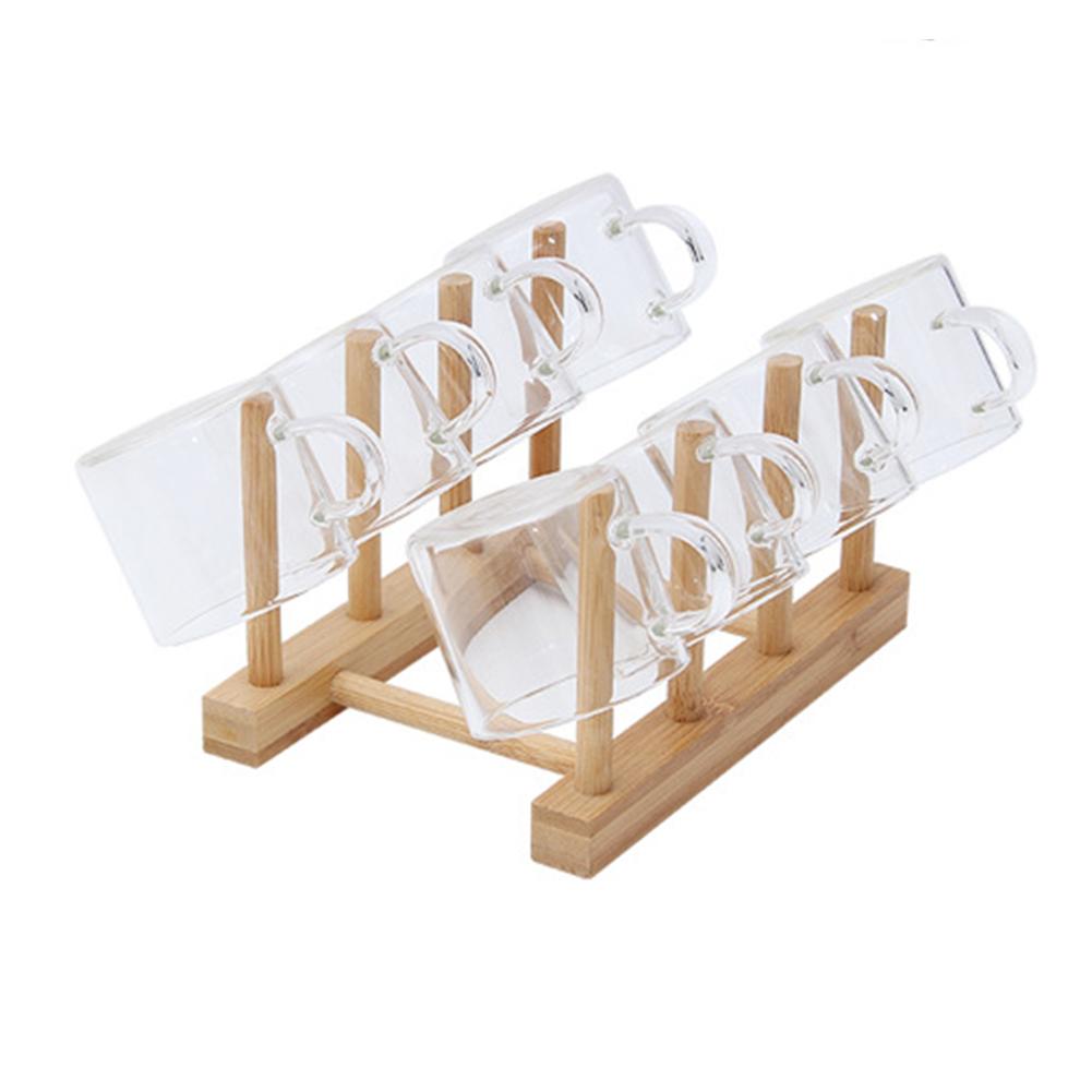 Бамбуковая сушилка для хранения мисок, тарелок, многофункциональная сушилка для тарелок для домашней кухни