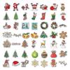 100 Christmas Stickers with Santa and Reindeer for Festive UK DIY Decorations