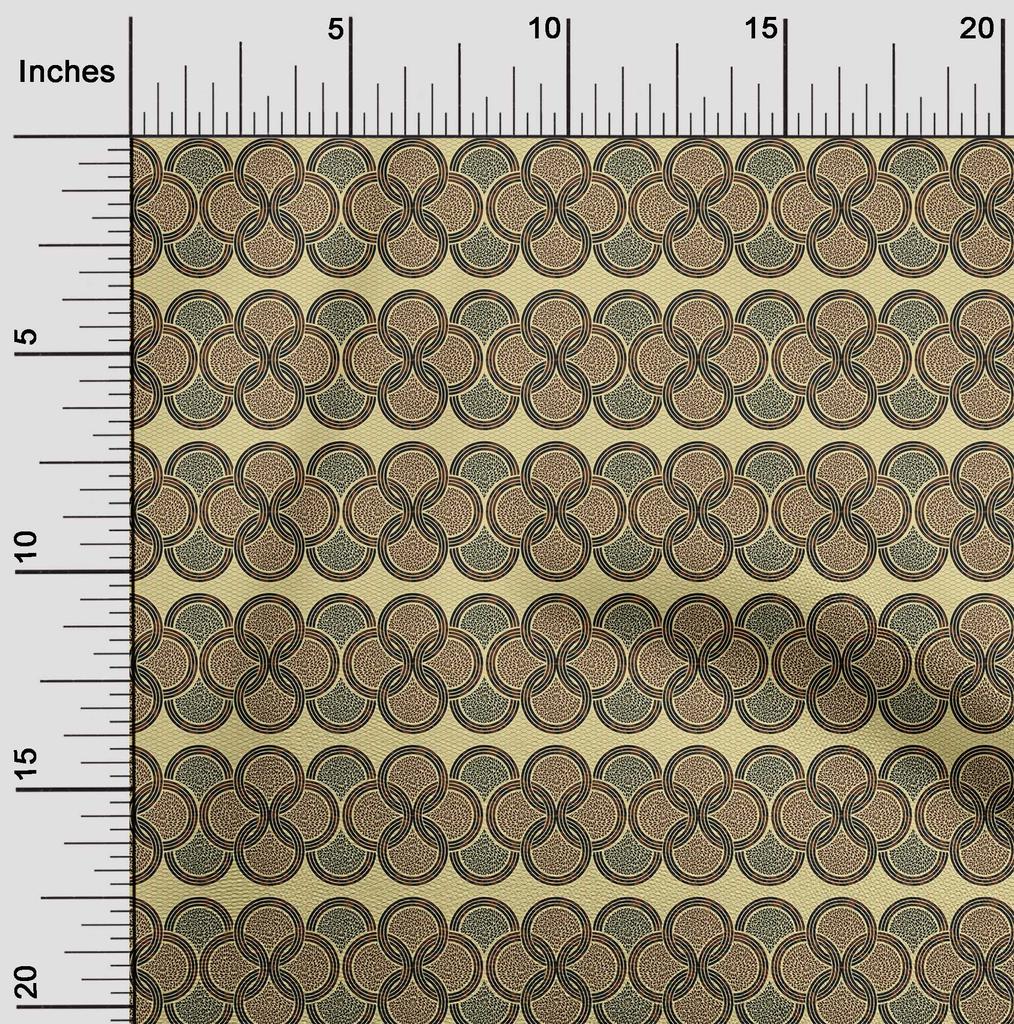 oneOone Ткань Cotton Flex Beige, азиатские блочные стеганые принадлежности, швейная ткань с принтом, ярд, 40 дюймов