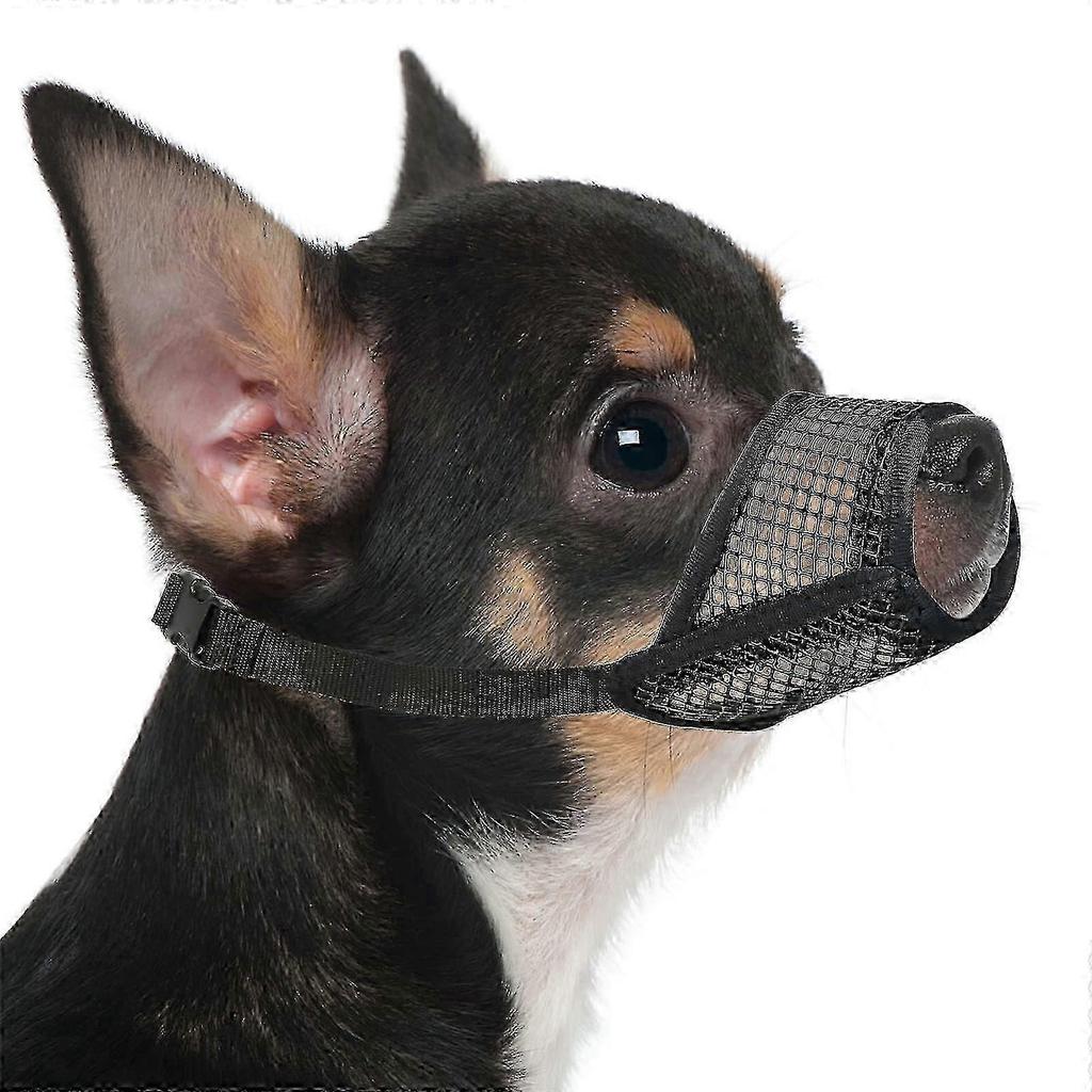 Soft Mesh Muzzle for Small Dogs, Breathable and Comfortable Design