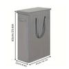 1PC Laundry Basket With Wheels And Lid,Closed Laundry Hamper,Suitable For Bedrooms,Bathtubs,Laundry,Dormitories