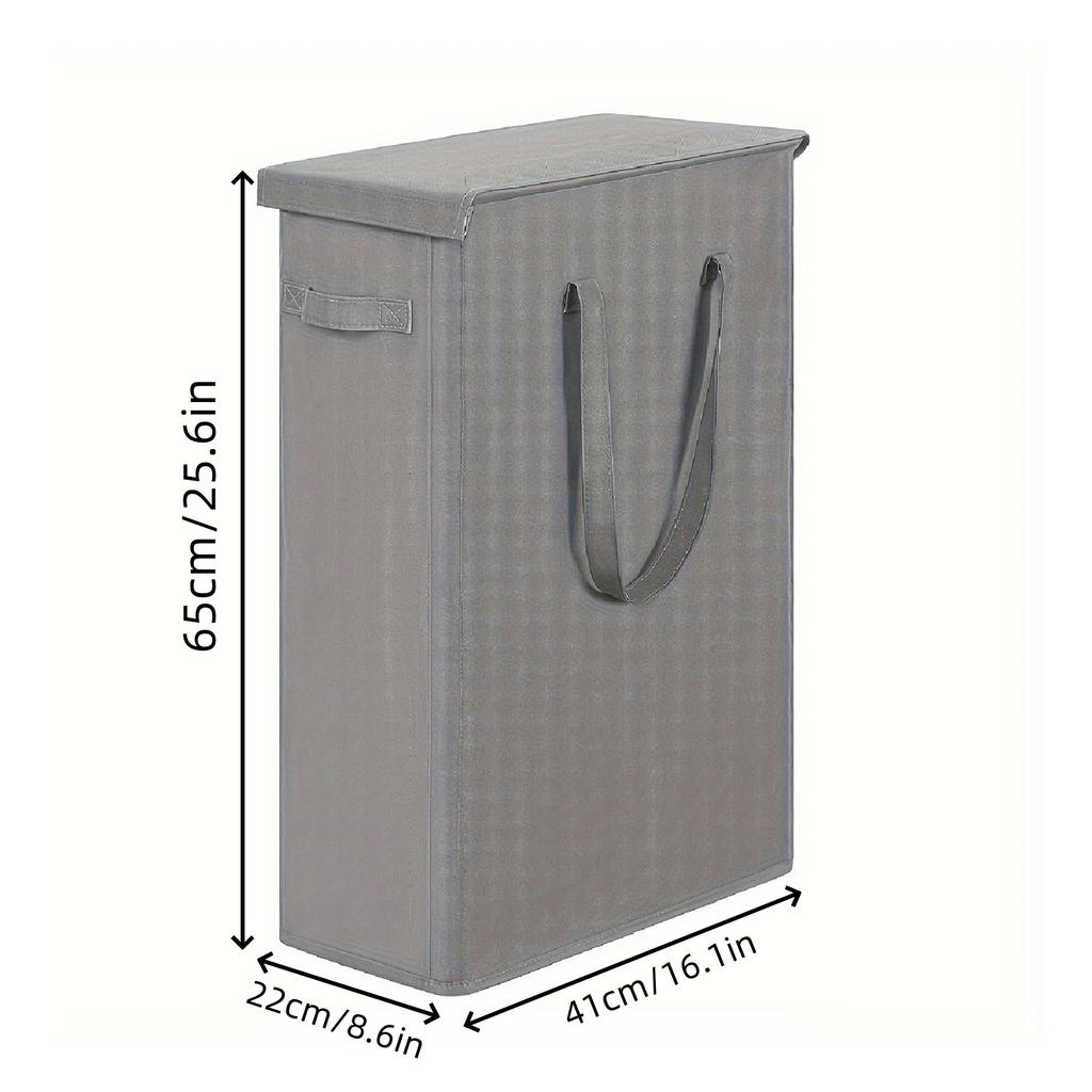 1PC Laundry Basket With Wheels And Lid,Closed Laundry Hamper,Suitable For Bedrooms,Bathtubs,Laundry,Dormitories