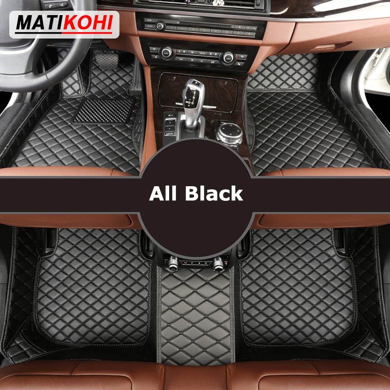 AOTI9 MATIKOHI Custom Car Floor Mats For Hyundai Grandeur Azera Auto Carpets Foot Coche Accessorie