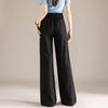 RAIN.CUN Women's Premium Linen Drawstring Wide-Leg Pants
