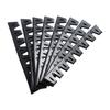 Car Bumper Universal Front Bumper Scrape Guard Skid Plate Protection Guard Anti-Scratch Kit For Lowered SUV, 8 Pack