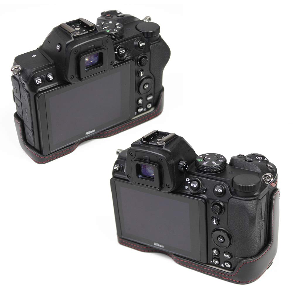 SIUTATDSH PU Leather Camera Case for Nikon and with Camera Tripod and Battery Replacement Included Z5, Z6II, Z7II, Holder, Shockproof, Shockproof,