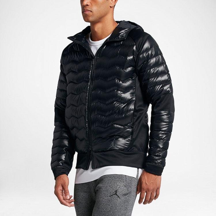 Jordan Air Jordan Down Jackets Men's Black Hooded Moderate Other 807948-010