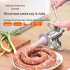 Manual Meat Grinder & Sausage Maker - Hand Crank Minced Meat Chopping Tool.