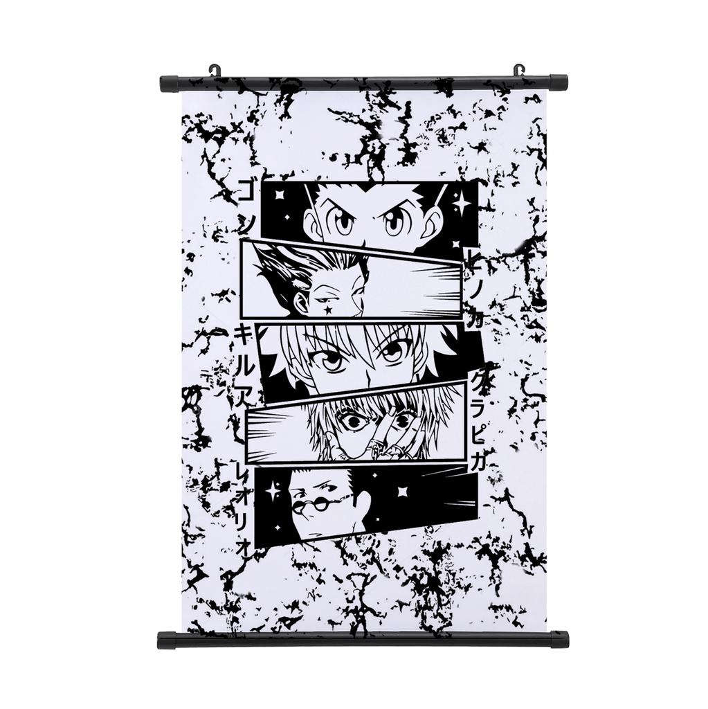 HUNTER X HUNTER Картина Свиток Постер Гон Фрикс Киллуа Хисока Домашний Декор Подвесная Картина Мальчики Девочки Свиток Постер