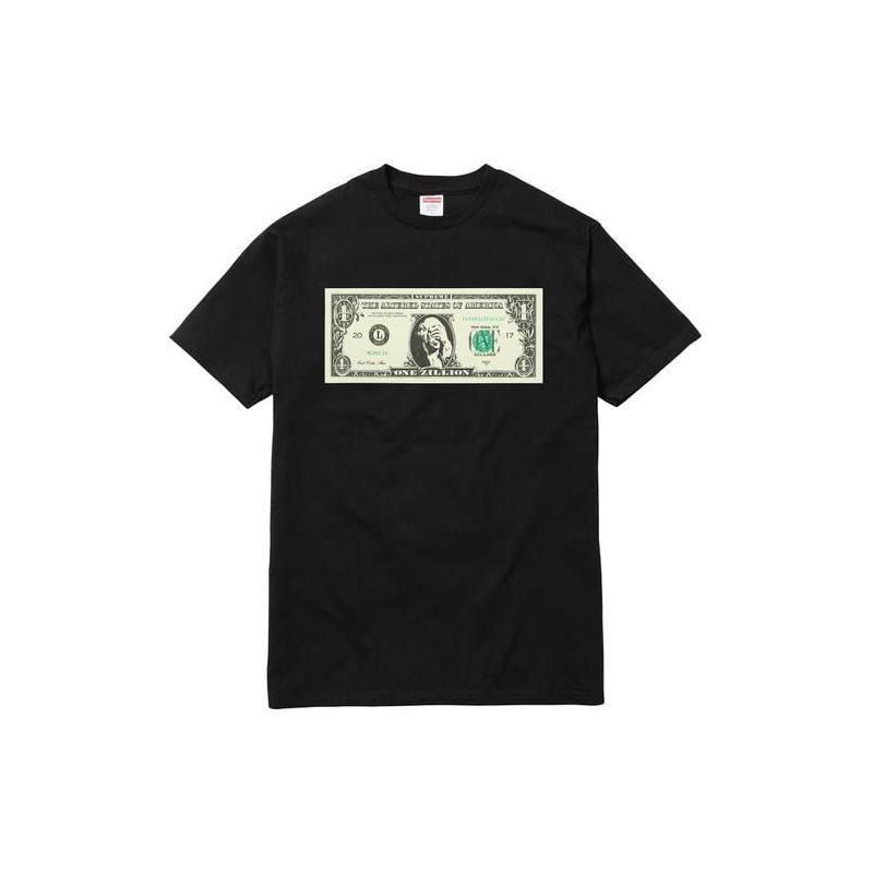 Supreme Dollar Tee 'Red White' Men's SUP-FW17-545