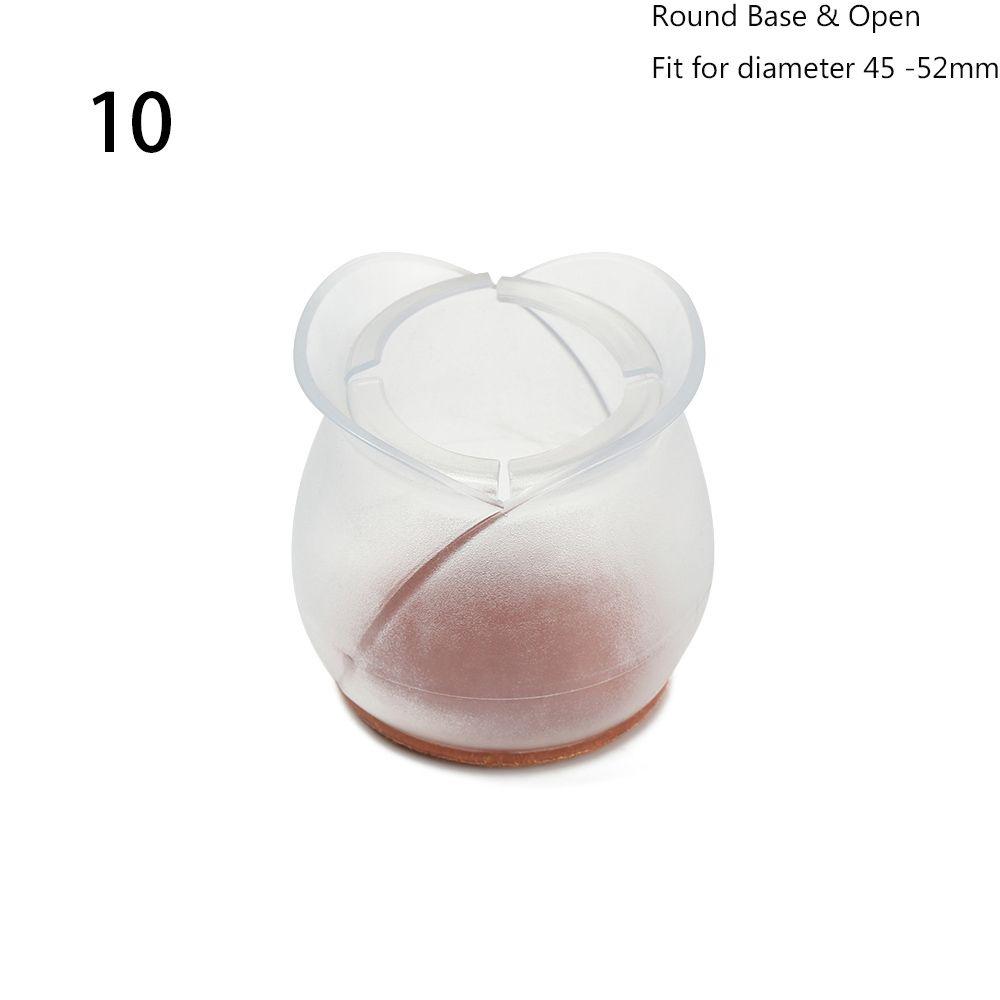 12 шт./лот Мебель Силиконовый Износостойкий Защитник пола Противоскользящая накладка Колпачки для ножек стула Накладки для стола