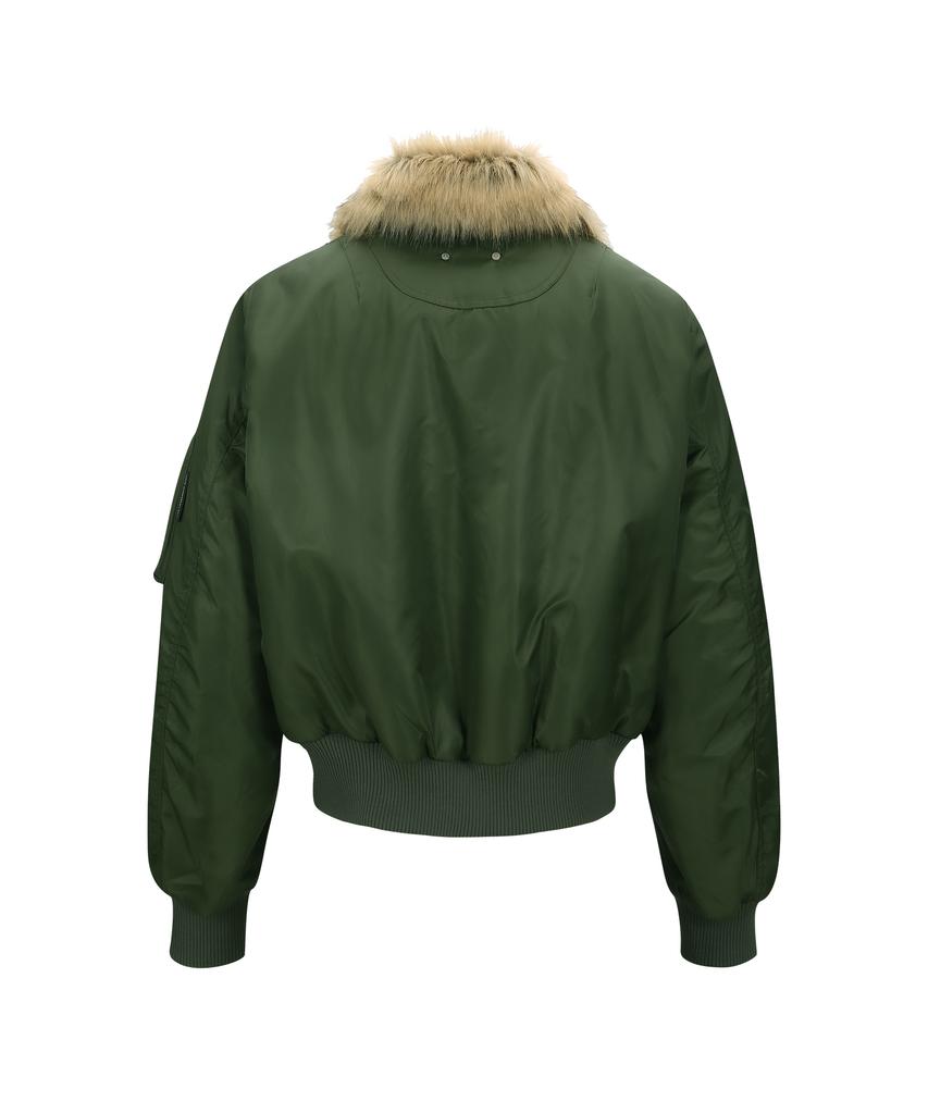 Adsb Andersson Bell Fur Collar Ma-1 Bomber Awa737U(Khaki)