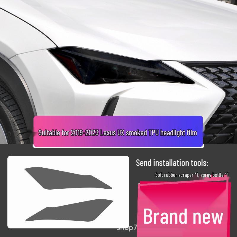 Прозрачная тонированная светоконтролирующая пленка для фар для 15-25 Lexus RX300