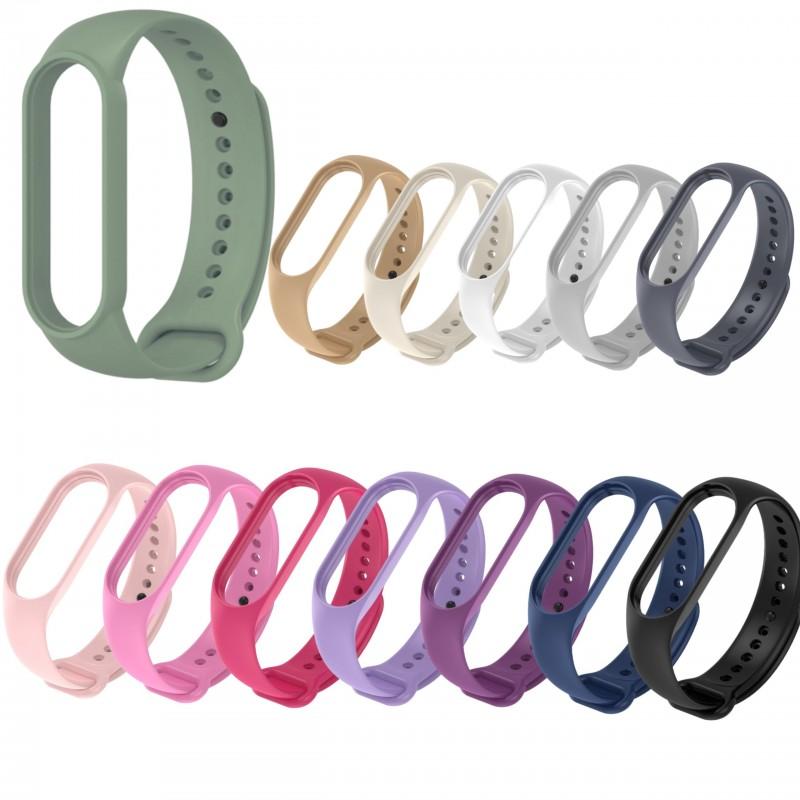 Opaska Zamienna Do Xiaomi Mi Band 3 4 Pasek Silikonowy Kolorowa Moda