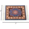 Set of 4 Rug Table Coasters ... Persian Design Fabric Carpet Drink Mats (Mix-4-5-7-8)