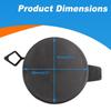 Rear Bumper Trailer Tow Hook Cap Cover for Tesla Model Y 2020-2022