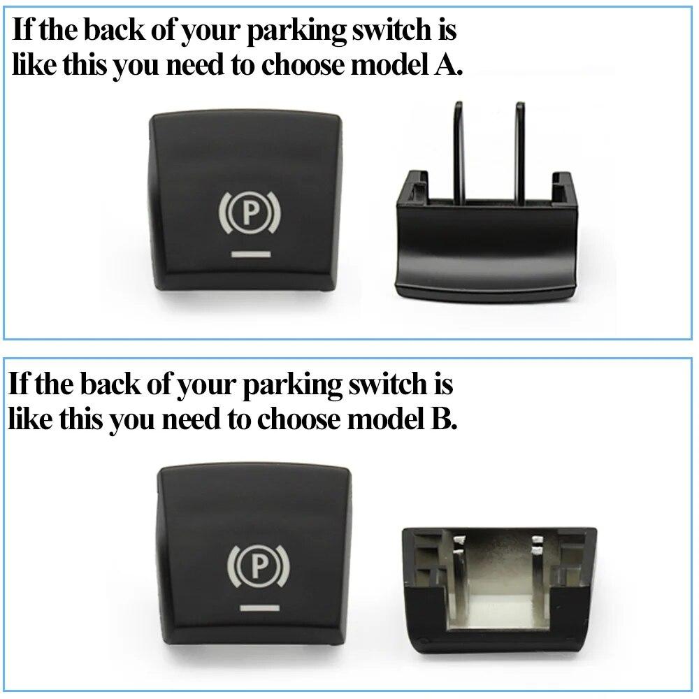 Автомобильный стояночный тормоз Ручной тормоз P Кнопка переключателя Крышка авто H Колпачки для BMW 5 7 X3 X4 F Series F01 F02 F10 F12 F15 F16 F25 F26