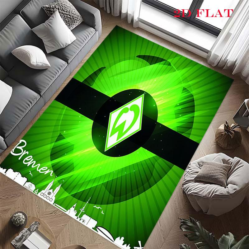 SV Werder Bremen Carpet Rug for Living Room Bedroom Home Sofa Decoration,Kids play Nonslip Floor Mat