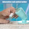 Держатель для флакона с лаком для ногтей, зажим, подставка, защита от проливания, маникюрный инструмент