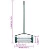Lawn Aerator Roller with Aeration Tines for Lawn Care