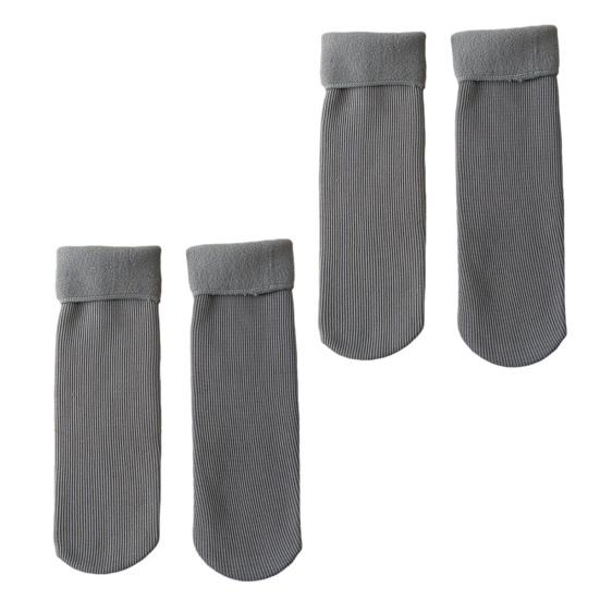 2 пары женских зимних носков средней длины, однотонные, высокоэластичные, сохраняющие тепло, легкие, удобные, теплые, повседневные, спортивные носки