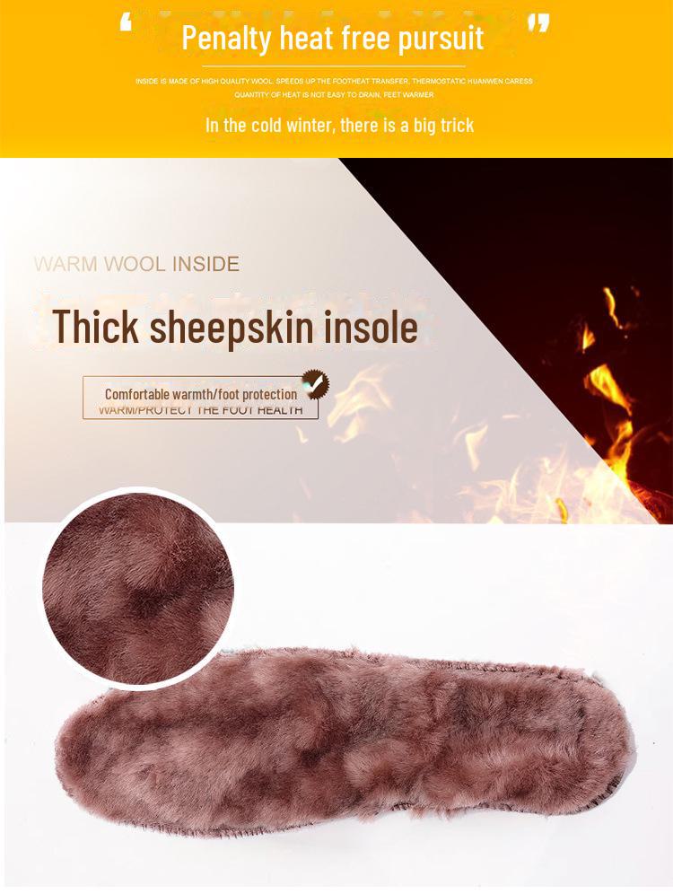 Мужские высокие кожаные зимние ботинки Northeast с меховой подкладкой, нескользящие и теплые для использования на открытом воздухе